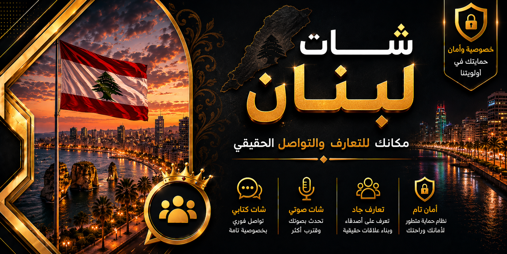 شات لبنان | دردشة لبنانية صوتية وكتابية بدون تسجيل